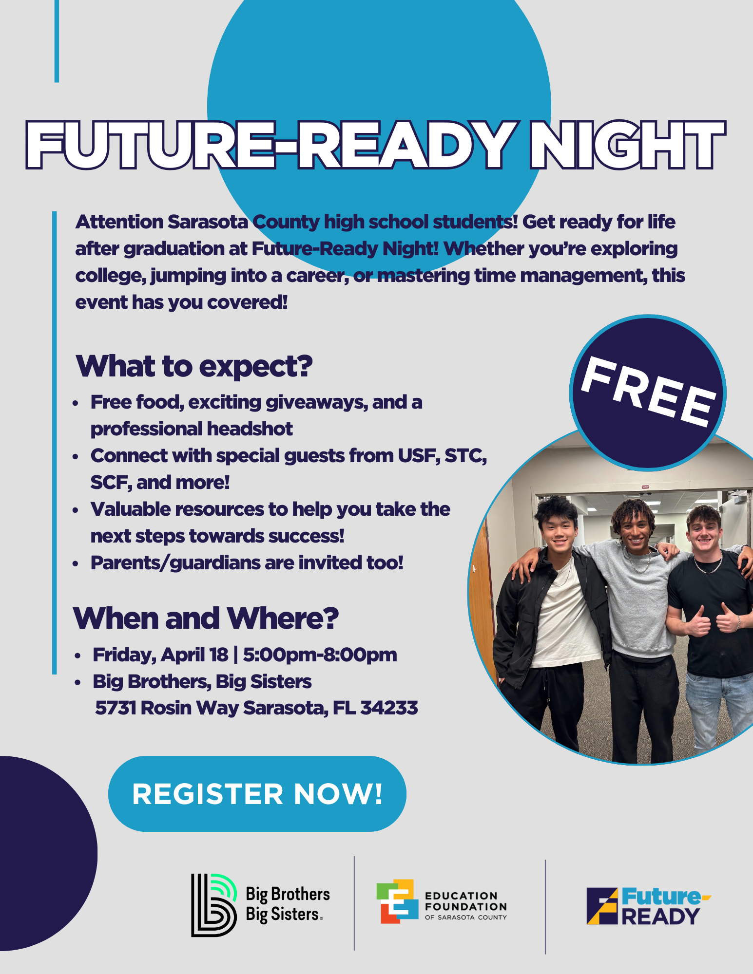 Future-Ready Career Night flyer
