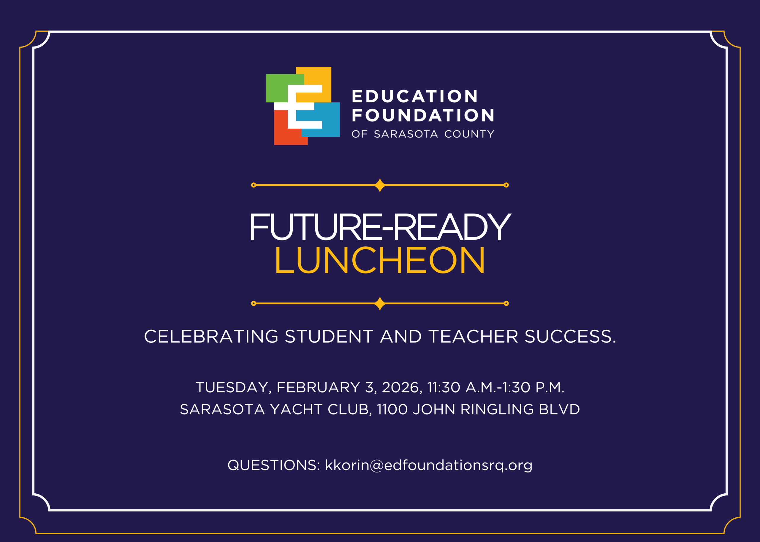 Future-Ready Luncheon save the date